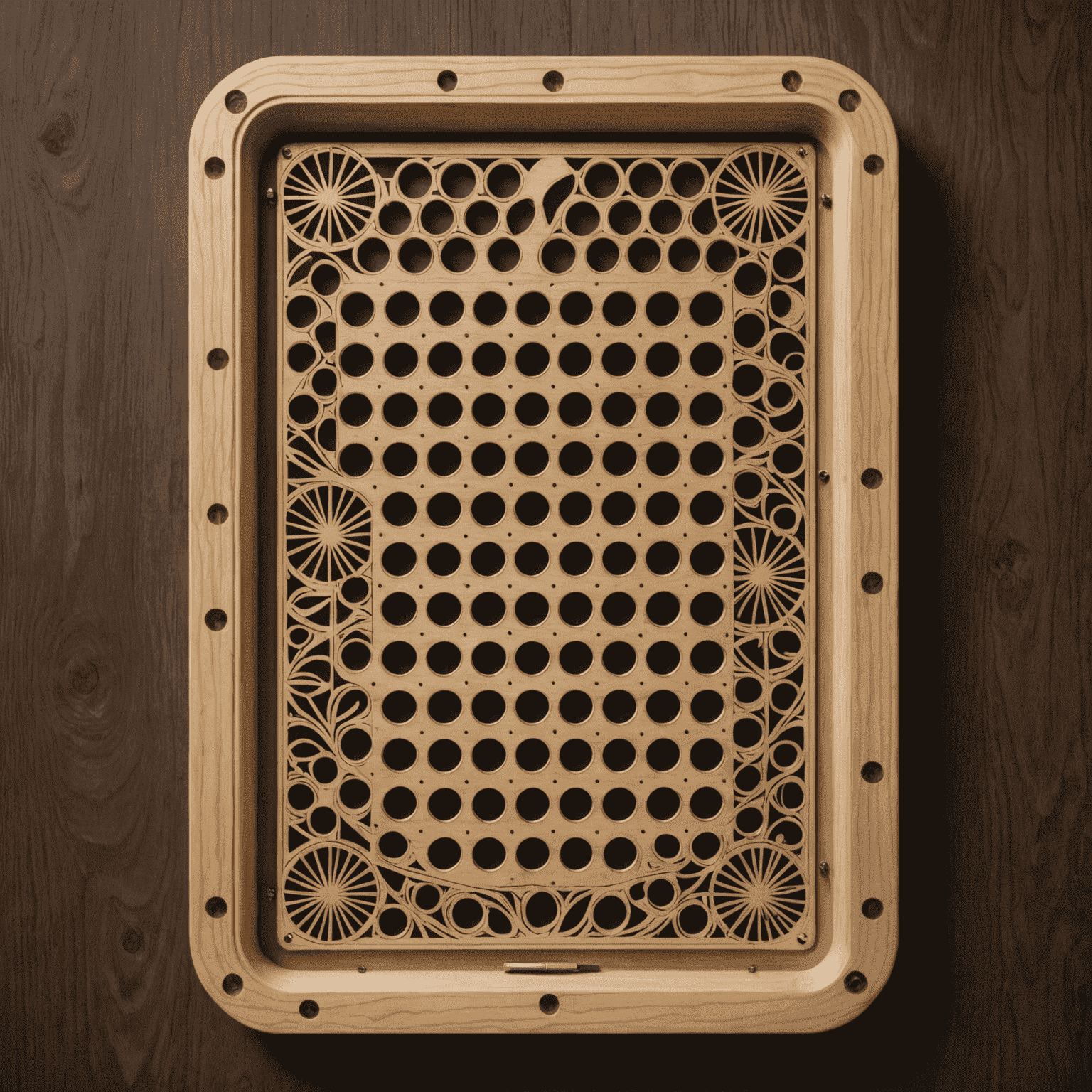 Logo de Fluxpin: Un tablero de Plinko estilizado con caminos estacionales