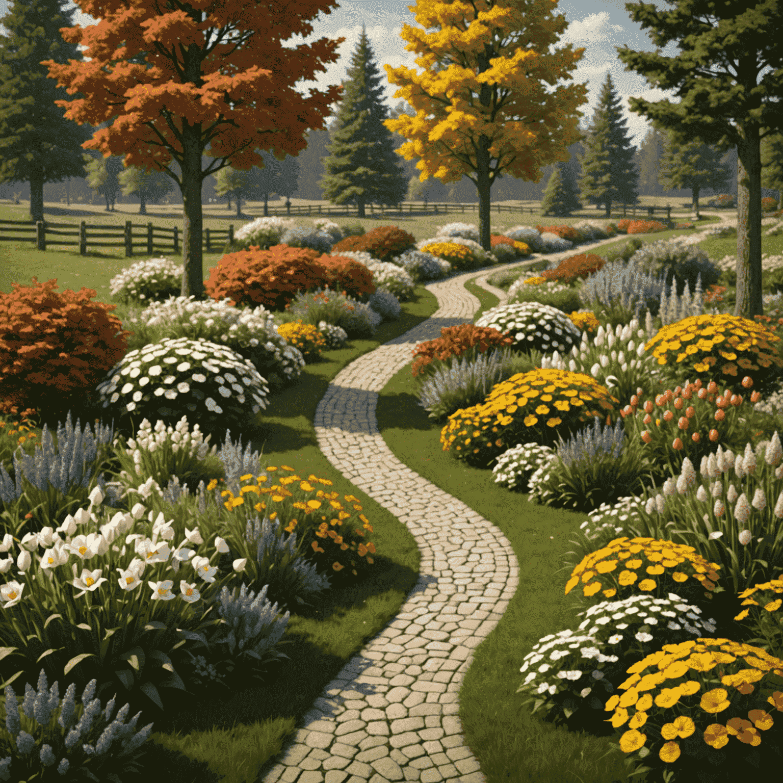 Imagen de diferentes diseños de caminos estacionales para Fluxpin